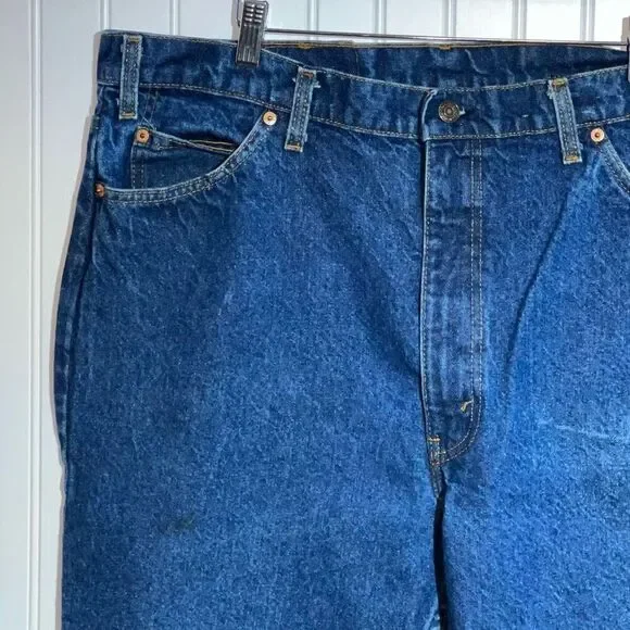 Vintage Levis 505 20505 Orange Tab Jeans Men’s 42X30 70s-80s USA Made Cowboy